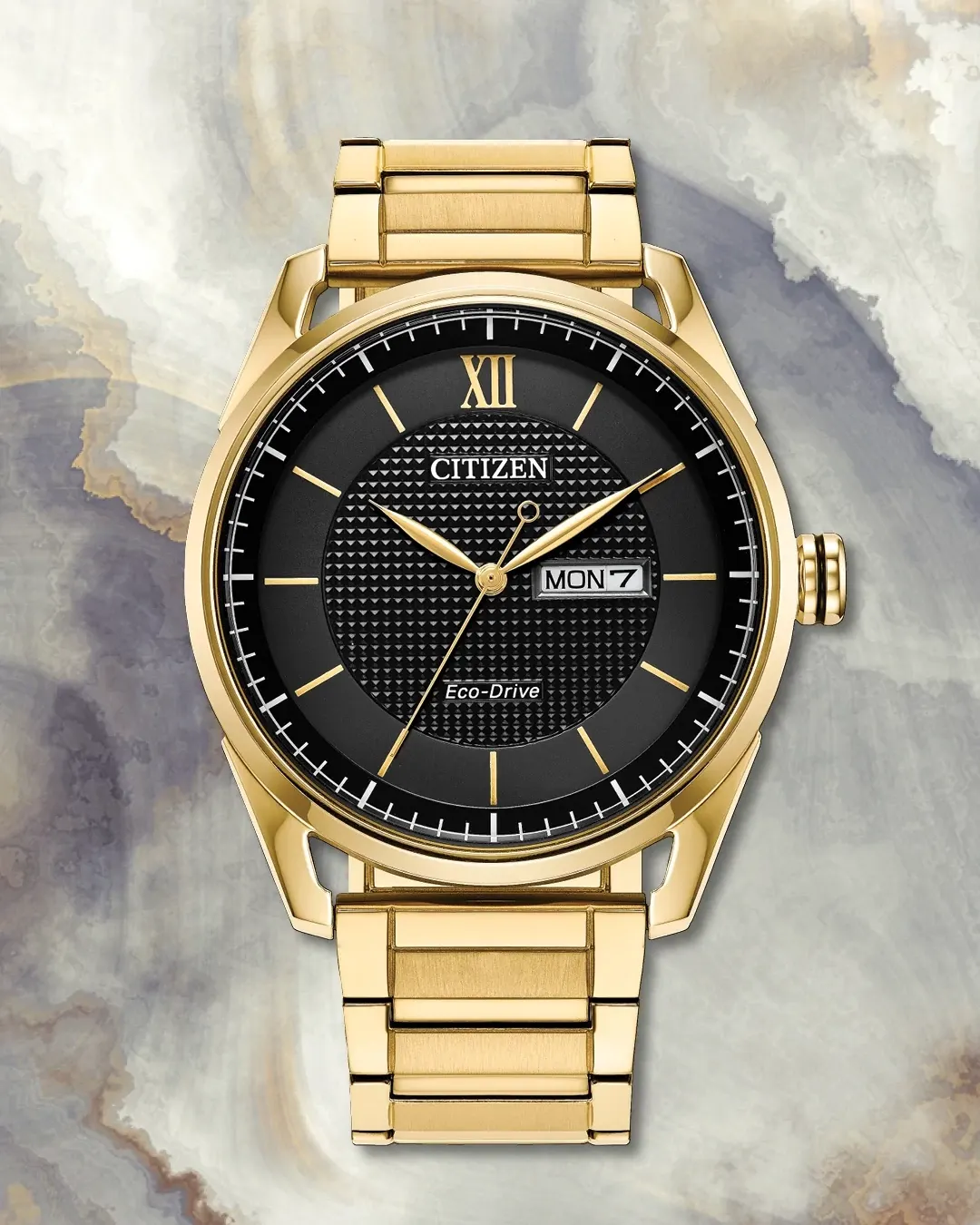 Dress Classic Black Dial Stainless Steel Bracelet AW0089-52E | CITIZEN